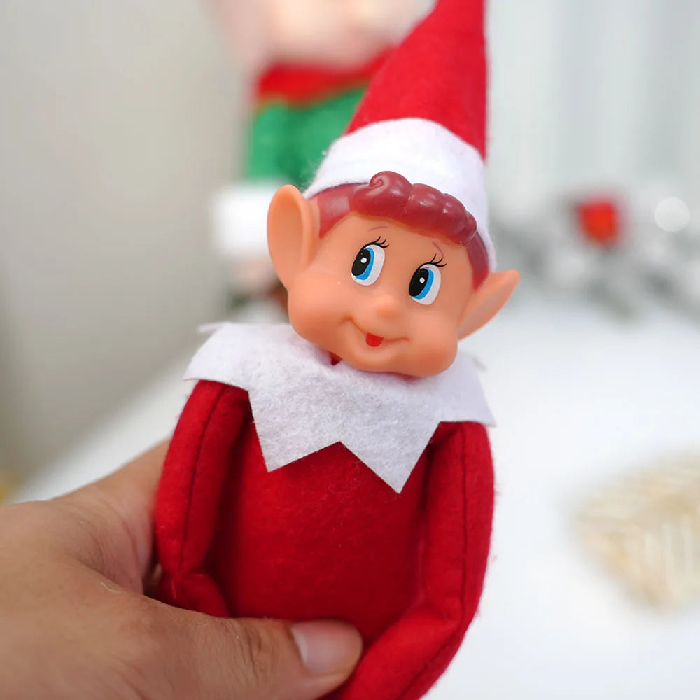 42cm Christmas Elf Behaving Behavin Badly Plush Toy Novelty Long Bendy Naughty Boy Elf on The Shelf Christmas Elves Doll